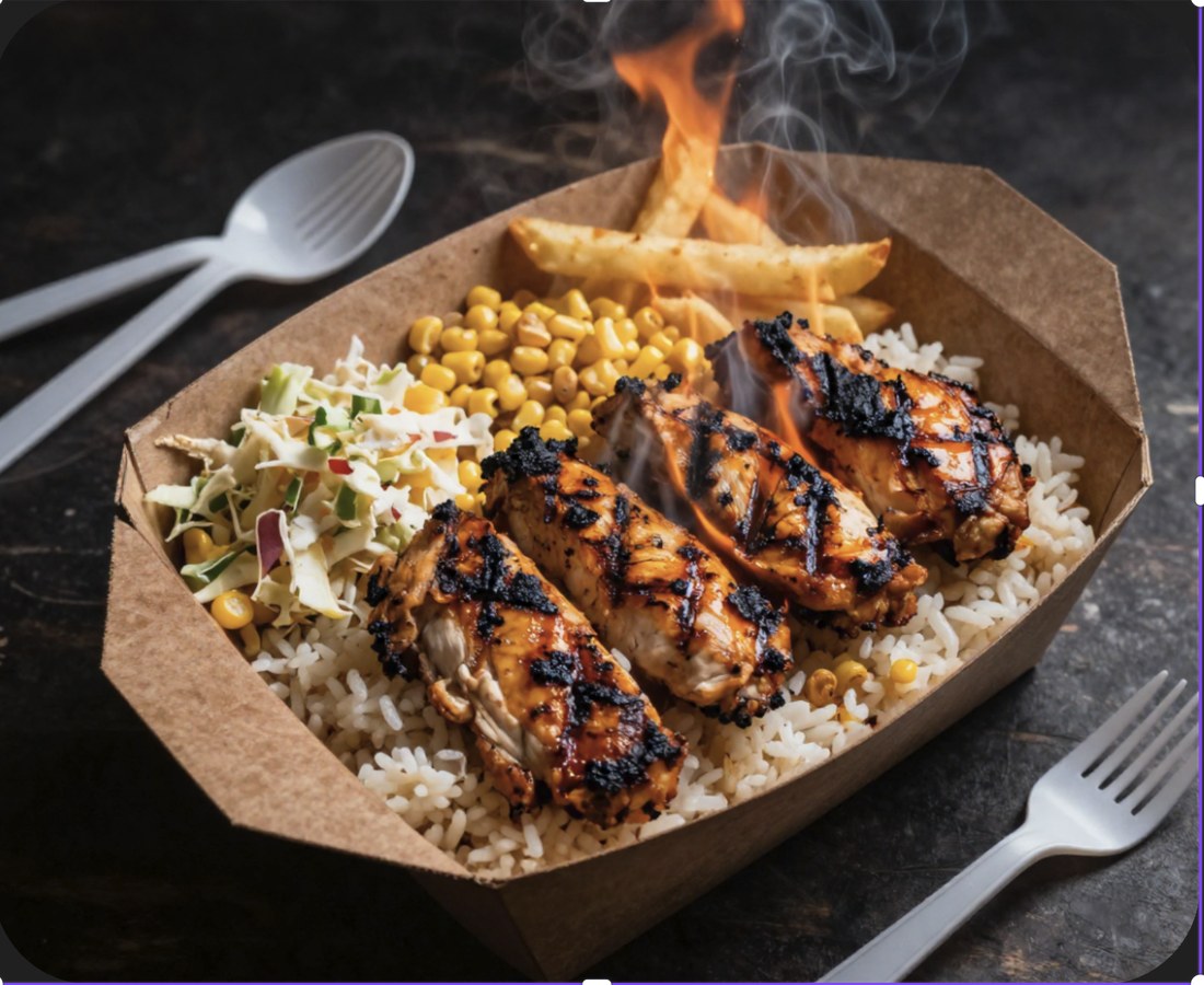Grillio spicy rice meal